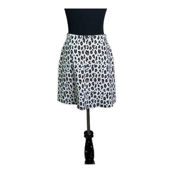 Loft animal print pull on mini skirt size SP - Picture 6 of 11